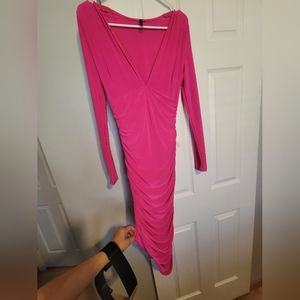 Beautiful fuchsia midi new without tags